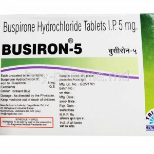 Busiron 5 Buspirone