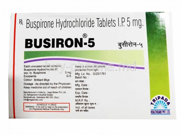 Busiron 5 Buspirone