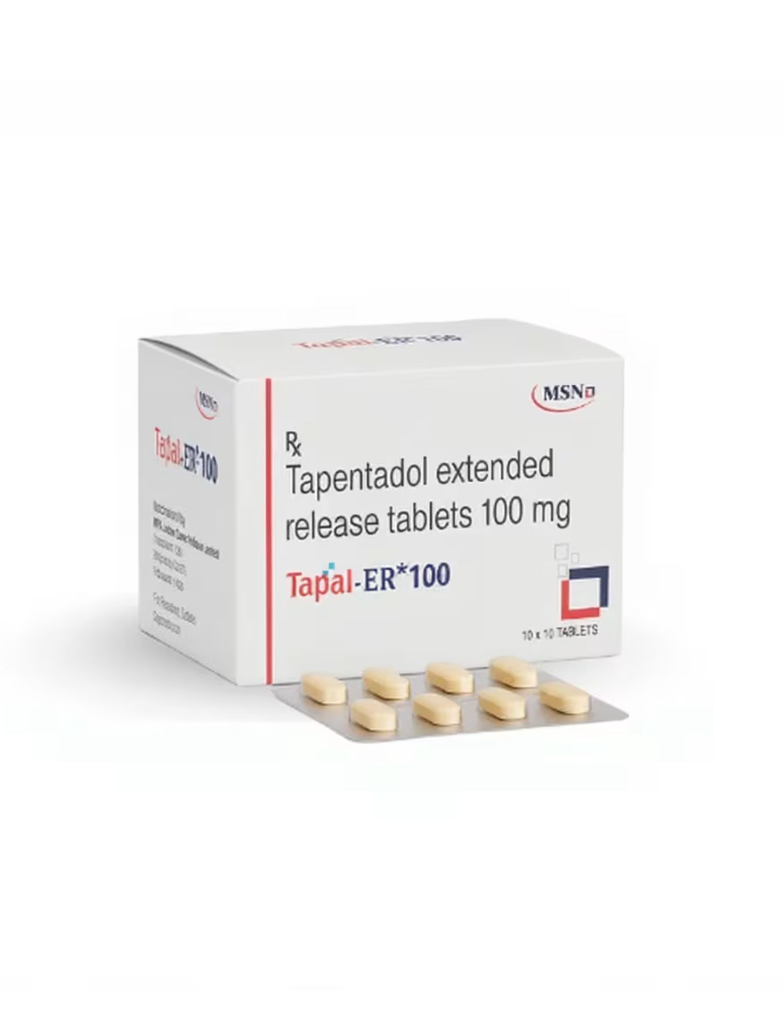 TAPENTADOL 100 MG ER TAPAL