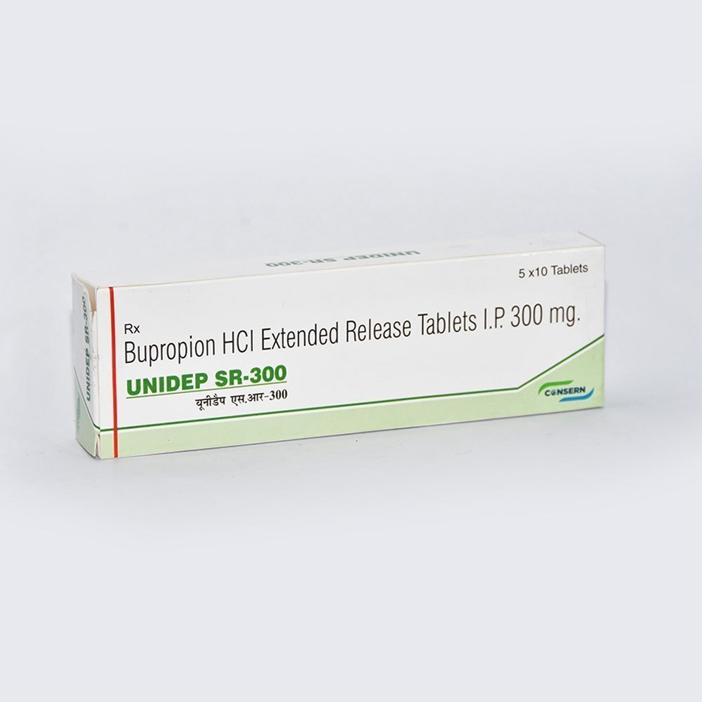 Unidep SR 300mg Bupropion Hydrochloride ER